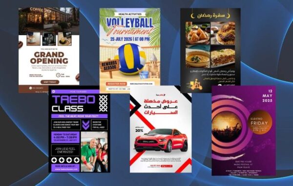 Colorful & Exciting Flyers & Leaflets